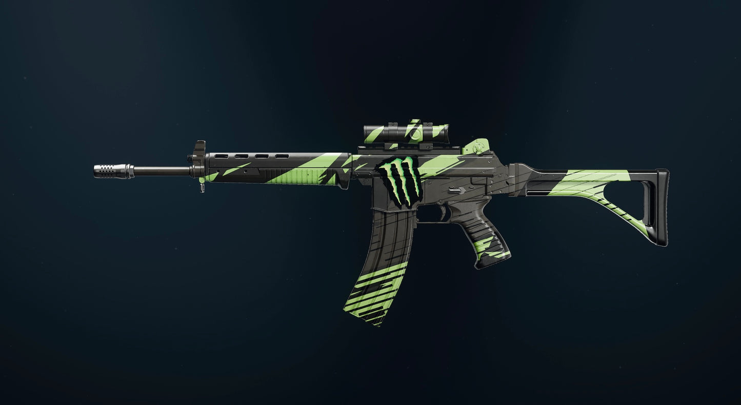 RARE: Combat Flannel Monster Energy Skin Set