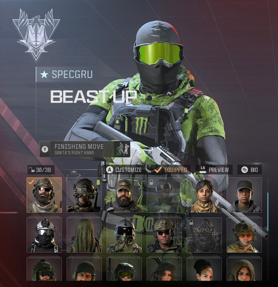 Warzone Monster Energy Rewards
