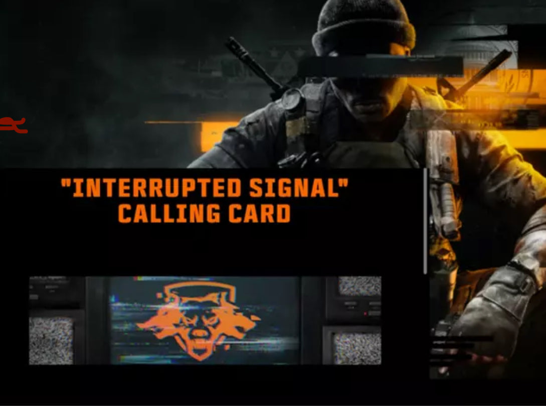 ANIMATED Interrupted Black Ops 6 Calling Card + FREE DOUBLE XP