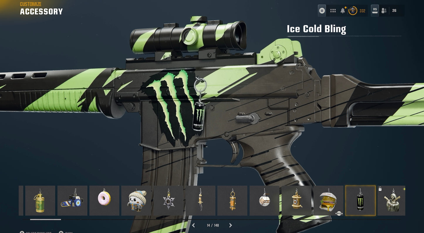 RARE: Combat Flannel Monster Energy Skin Set