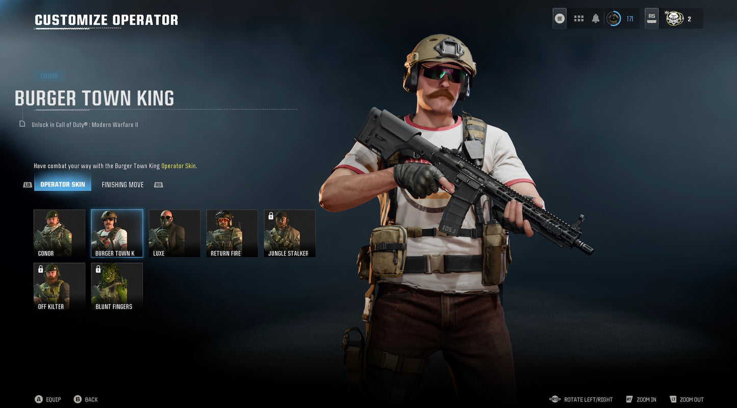 Warzone Burger Town Skin