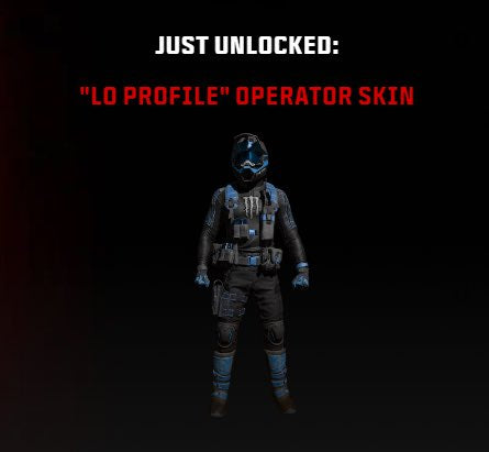 The Lo Profile Monster Energy Warzone Skin