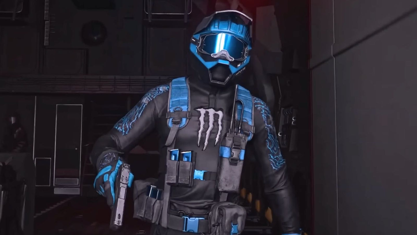 The Lo Profile Monster Energy Warzone Skin
