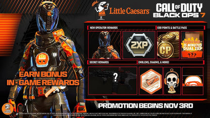 Little Caesars X Black Ops 7 Rewards Code
