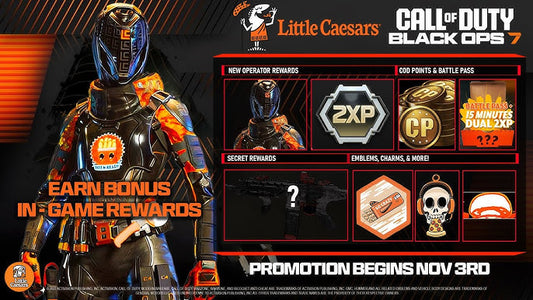 Little Caesars X Black Ops 7 Rewards Code