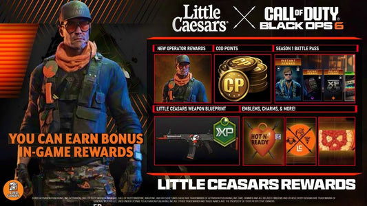 LEAVING SOON: Little Caesars X Black Ops 6 Rewards