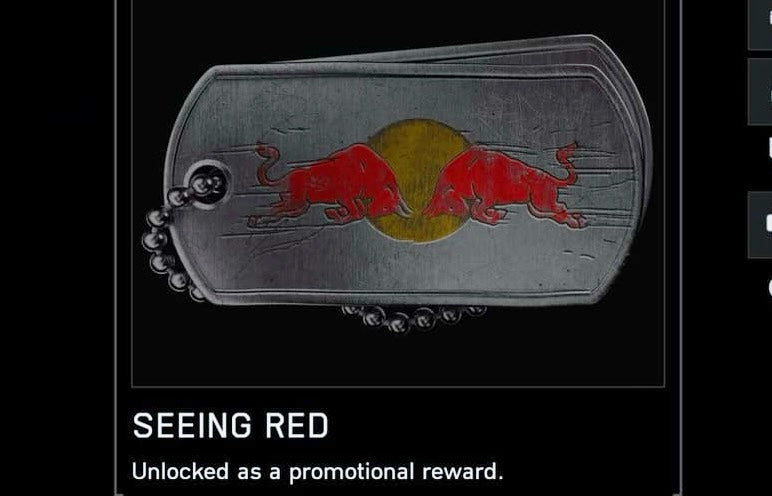 Battlefield 6 Red Bull Dog Tag + FREE Double XP