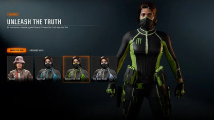 Unleash the Truth Monster Energy Skin Pack + BONUS 2XP