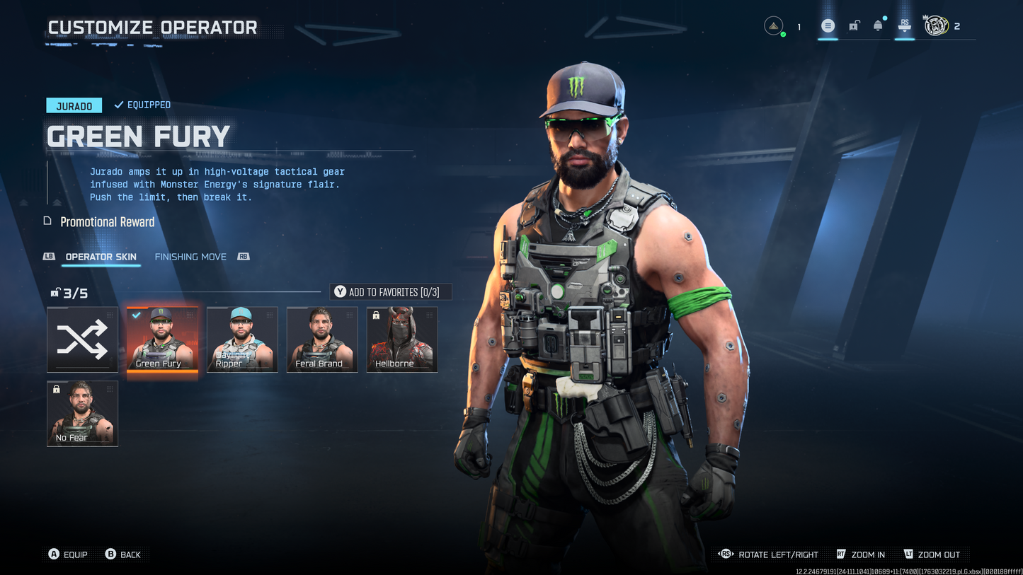 Green Fury Black Ops 7 Skin Pack + DOUBLE XP