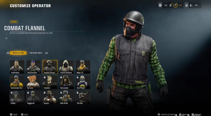 RARE: Combat Flannel Monster Energy Skin Set